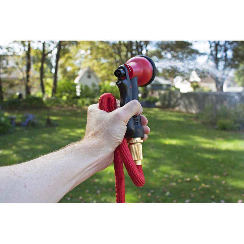 EMSCO Group 100 ft. Commercial Grade Expandable Hose with Spray Nozzle